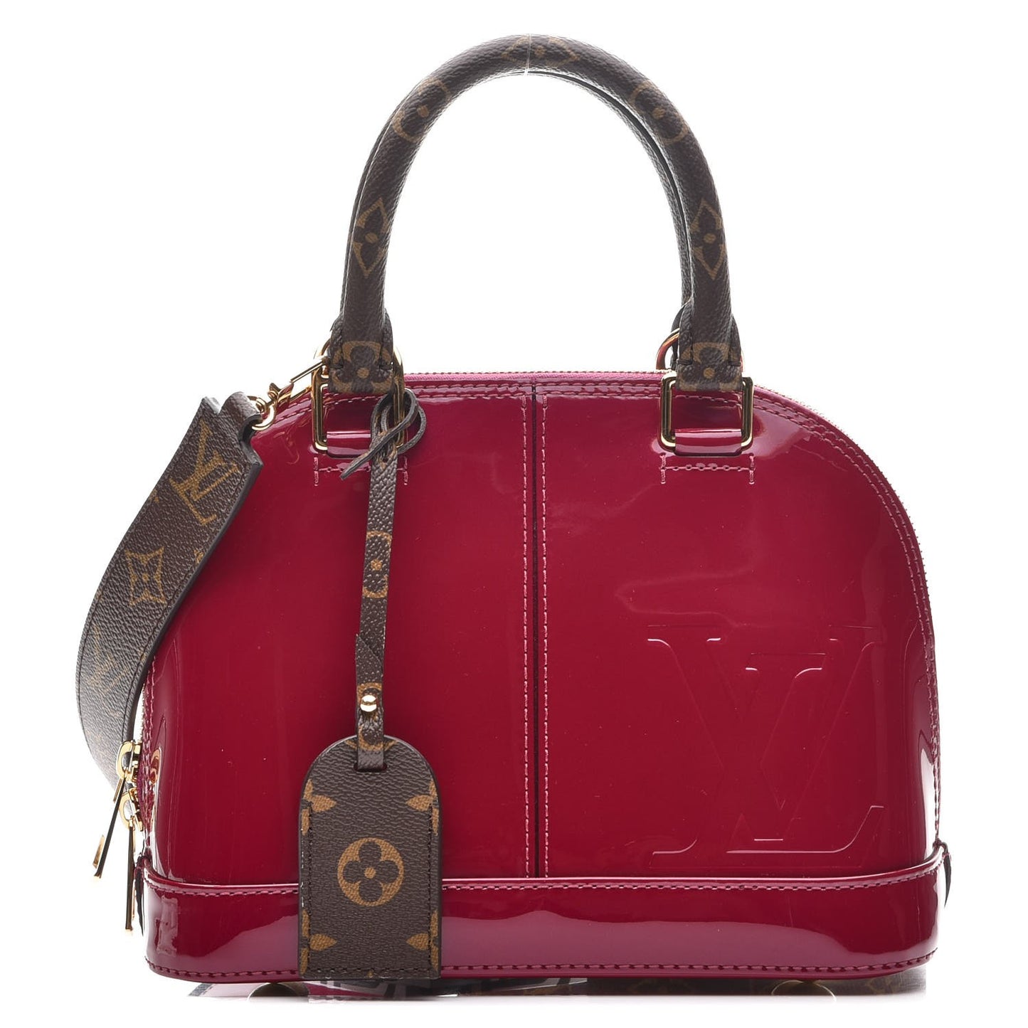 Patent Monogram Alma BB Magenta