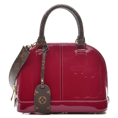 Louis Vuitton Patent Monogram Alma BB Magenta 1 of 8