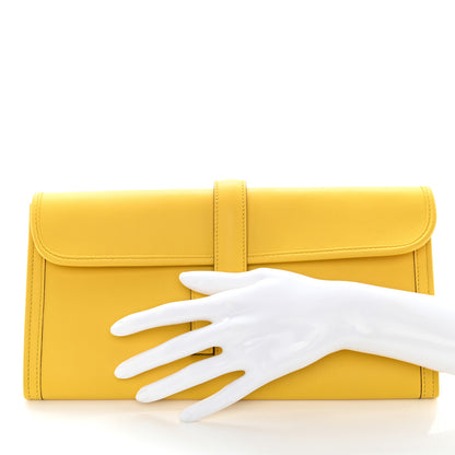 Hermes Swift Verso Jige Elan 29 Jaune De Naples Rose Confetti 2 of 8