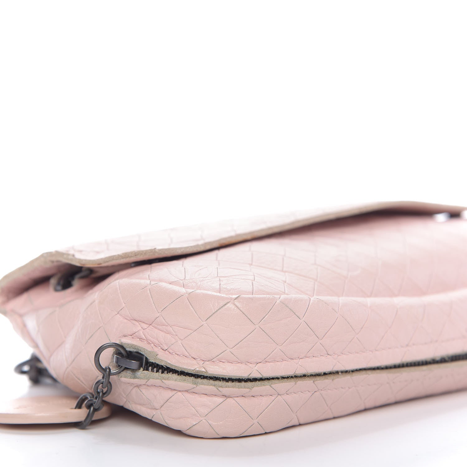 Bottega Veneta Calfskin Intrecciomirage Embossed Butterfly Small Chain Crossbody Petale 6 of 8