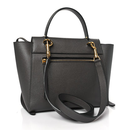 Celine Grained Calfskin Micro Belt Bag Grey 3 of 9