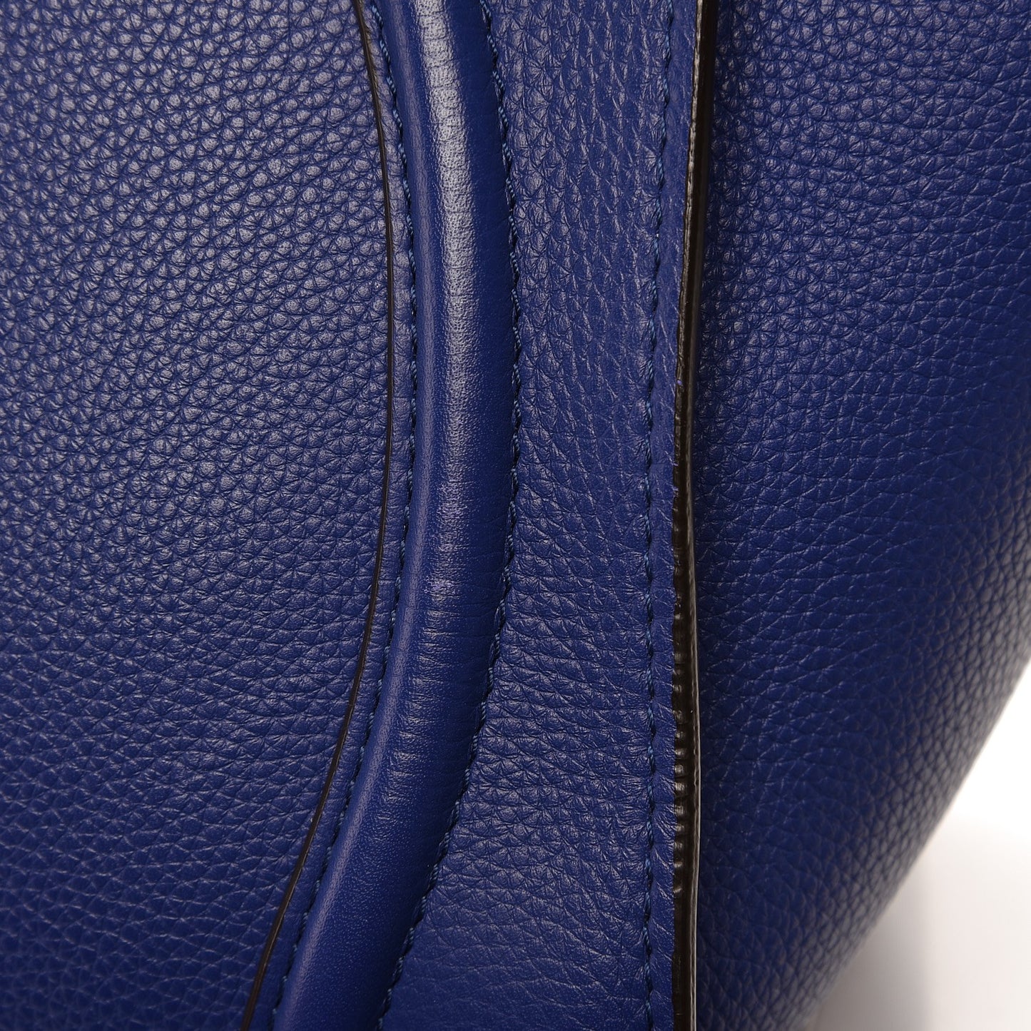 Drummed Calfskin Mini Luggage Indigo