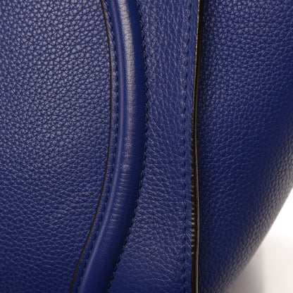 Celine Drummed Calfskin Mini Luggage Indigo 11 of 11