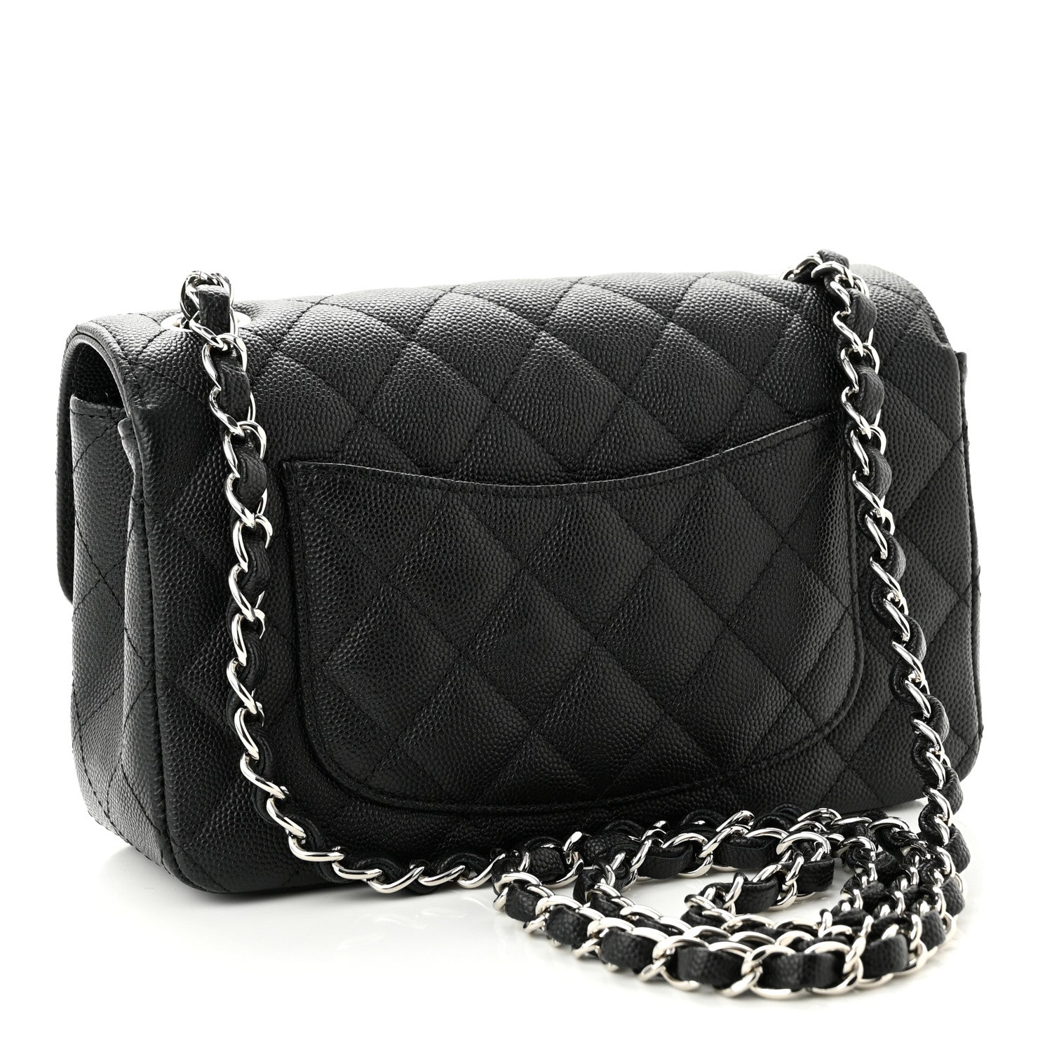 Chanel Caviar Quilted Mini Rectangular Flap Black 3 of 11