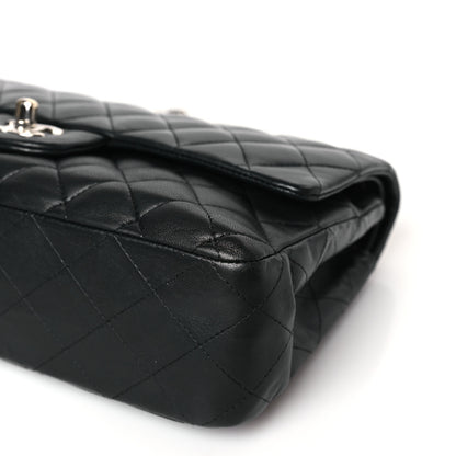 Chanel Lambskin Quilted Medium Double Flap Black 9 of 9