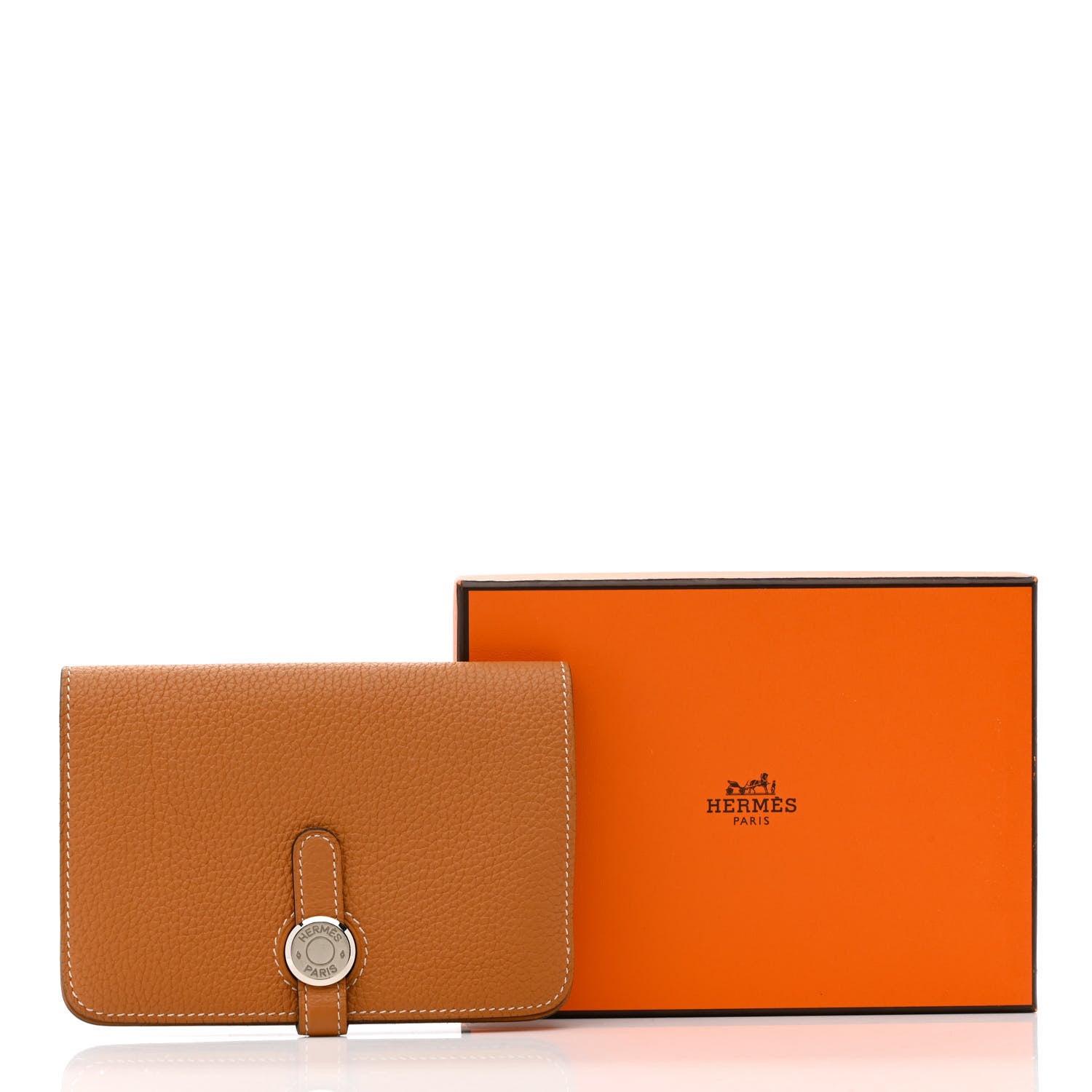 Hermes Tog Dogon Compact Wallet Gold 12 of 12