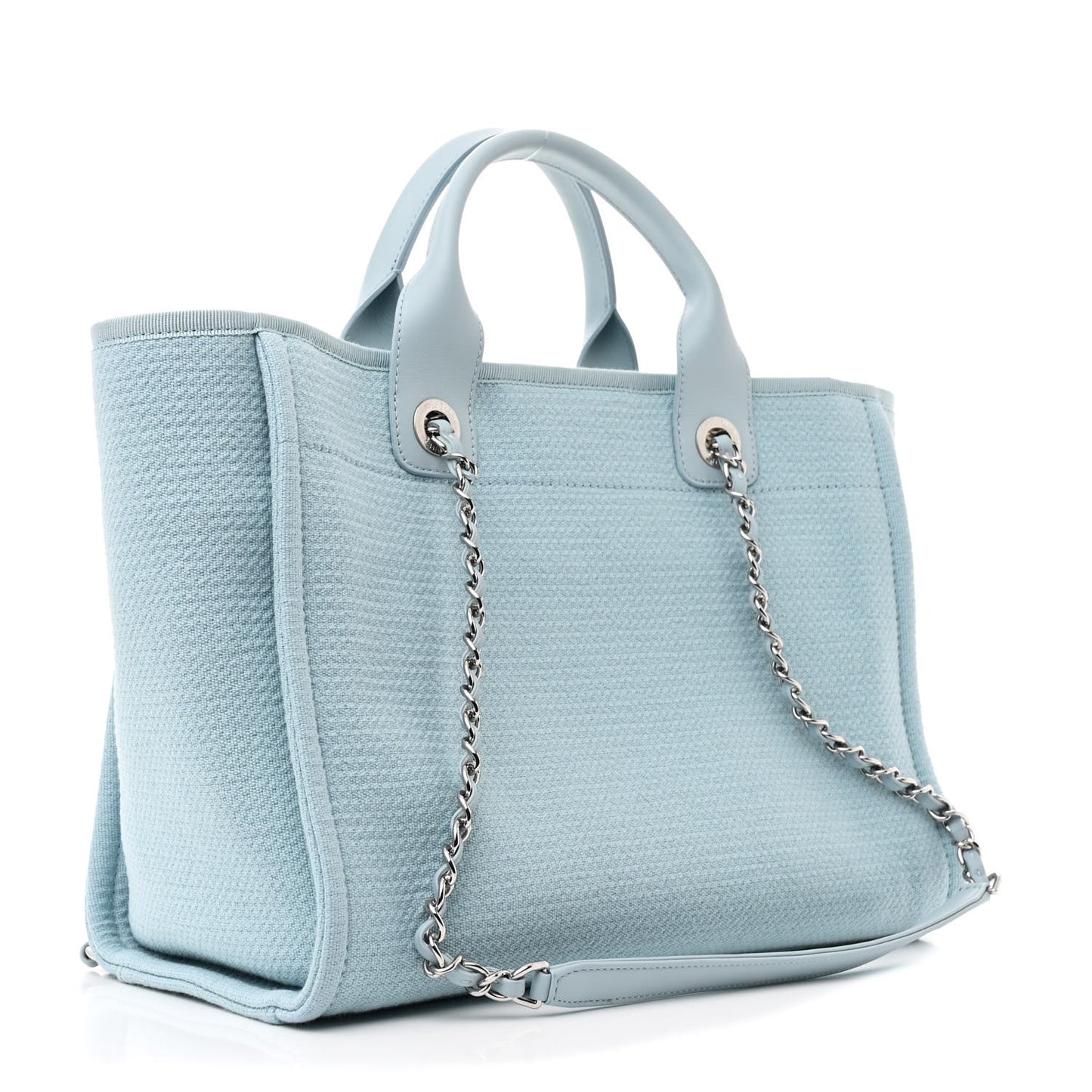 Mixed Fibers Small Deauville Tote Light Blue