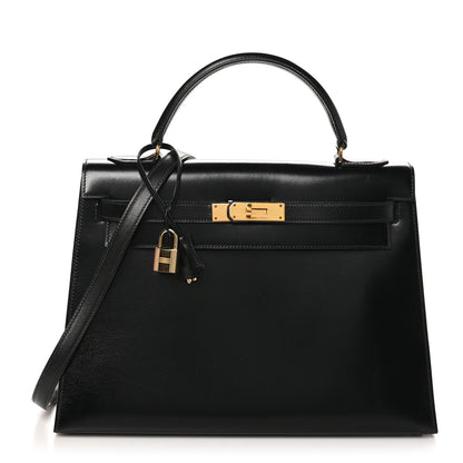 Hermes Box Kelly Sellier 32 Black 1 of 13