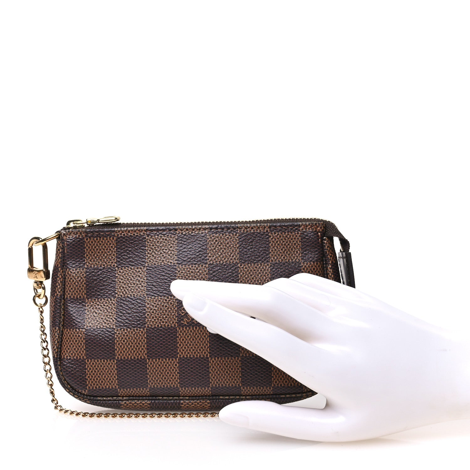 Louis Vuitton Damier Ebene Mini Pochette Accessories 2 of 7