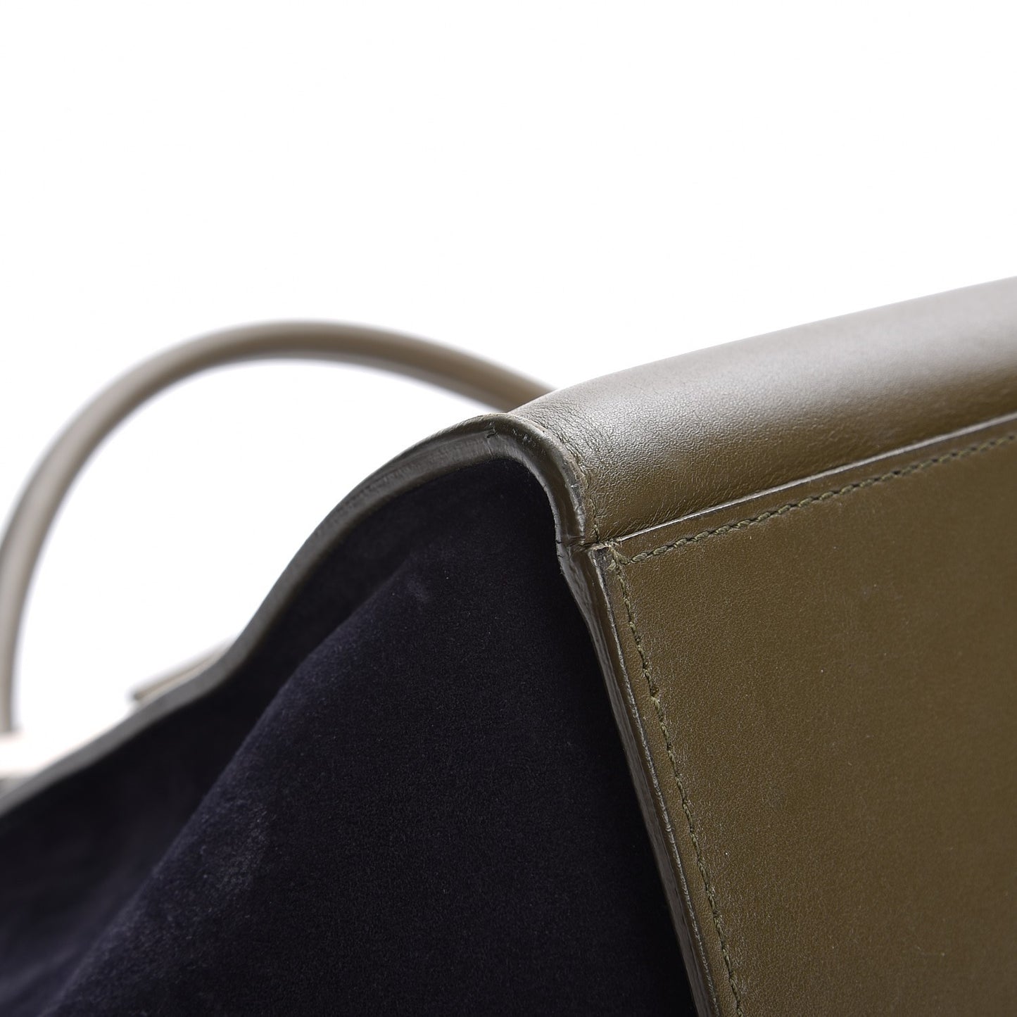 Velluto Calfskin Suede Medium Tri-Color Trapeze