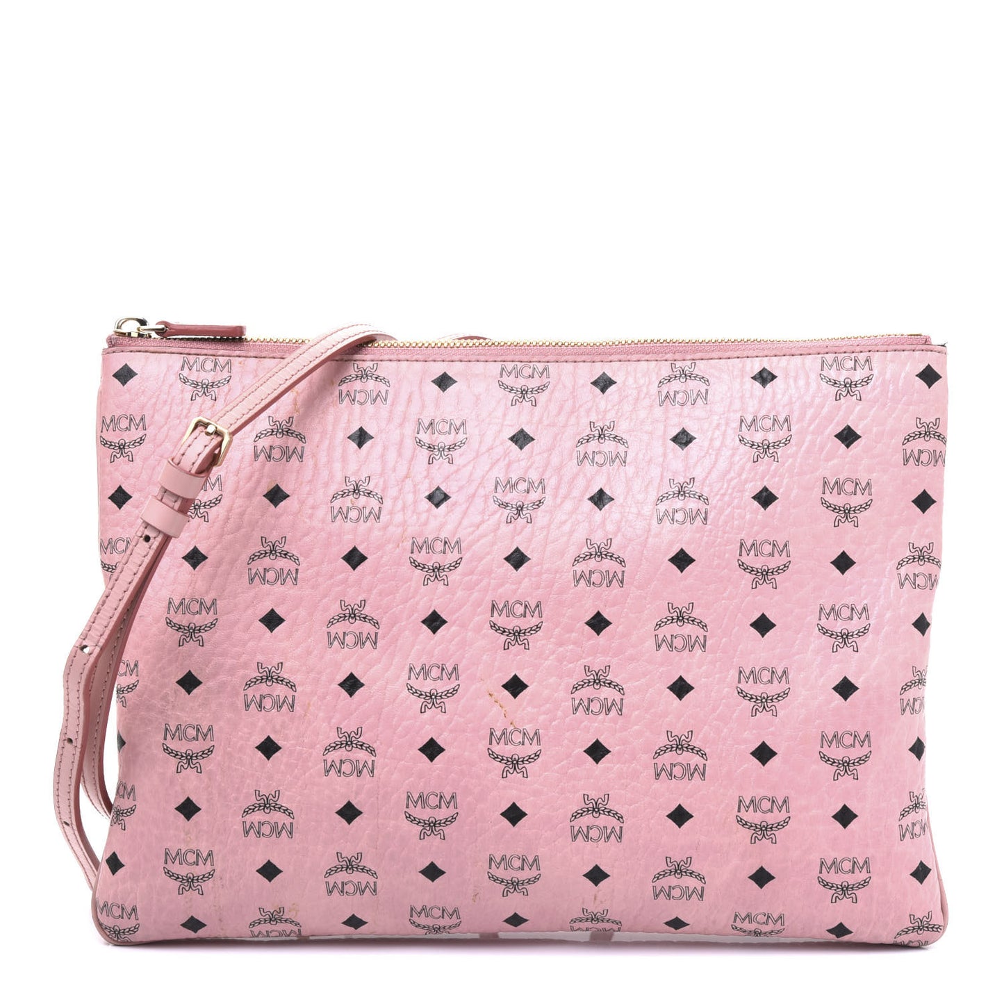 Visetos Medium Crossbody Pouch Soft Pink