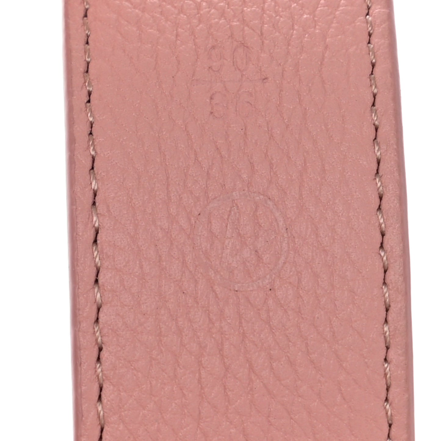 Calfskin Monogram 30mm LV Initiales Reversible Belt 90 36 Rose Poudre