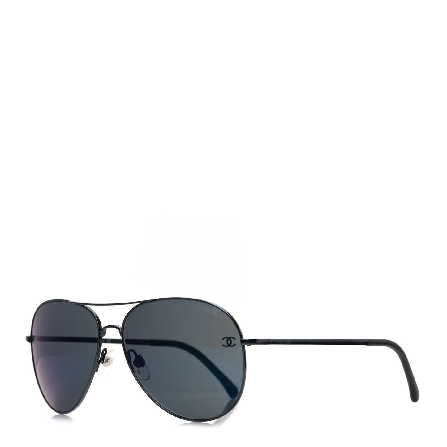 Metal Aviator CC Sunglasses 4189 T-Q Black