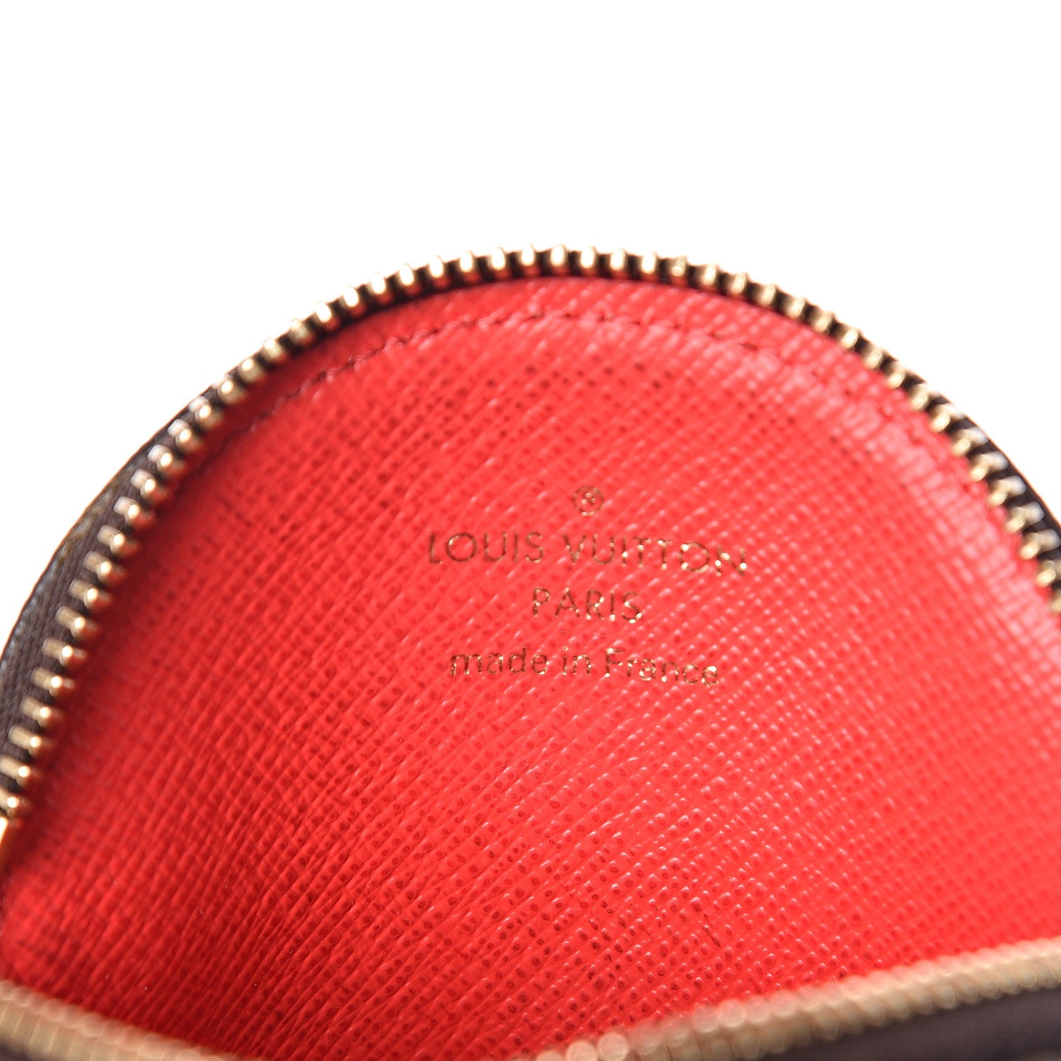 Louis Vuitton Monogram 2016 Christmas Animation Round Coin Purse Rouge 5 of 5