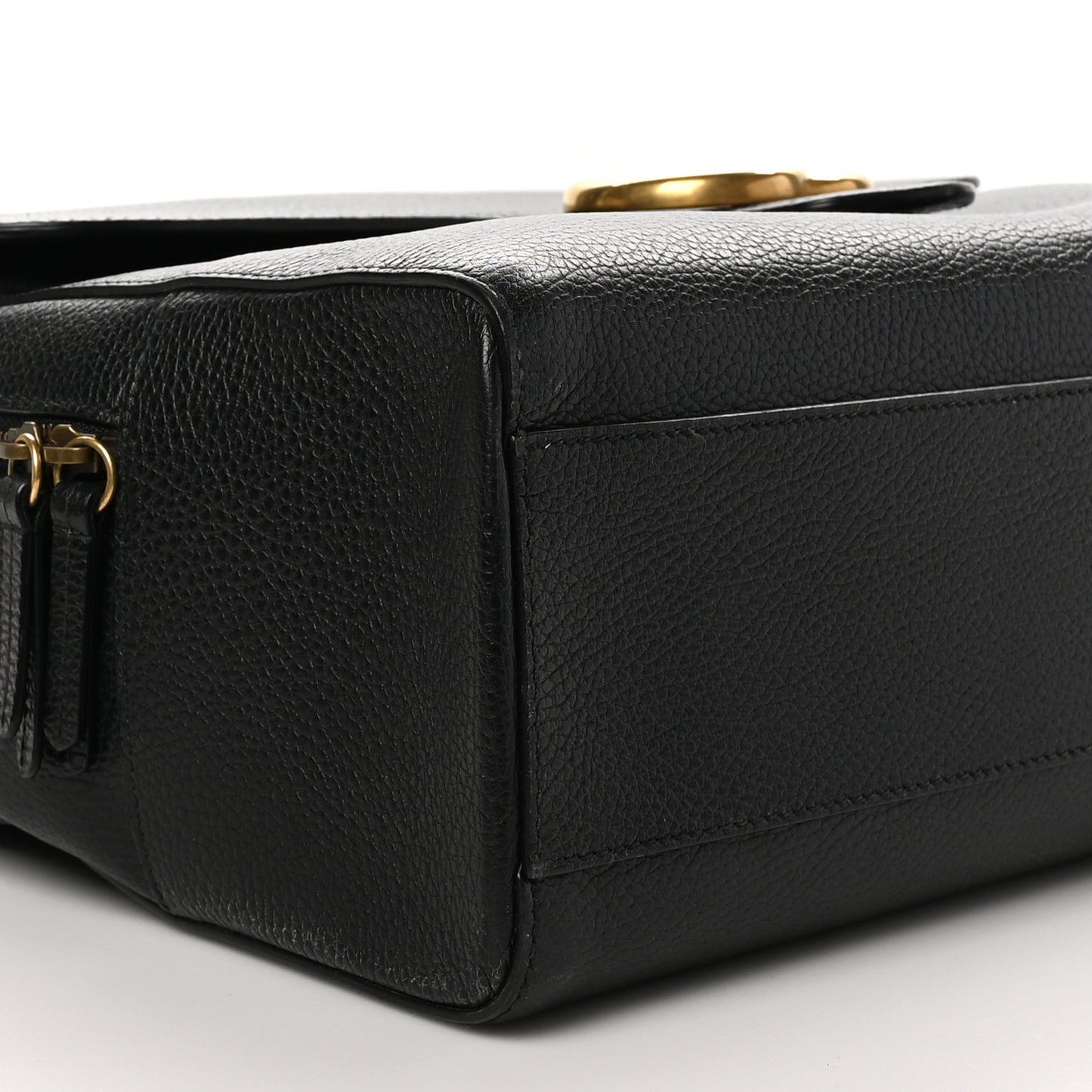 Dollar Calfskin GG Marmont Briefcase Black