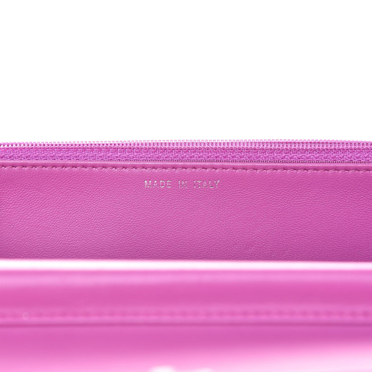 Lambskin Quilted Boy Wallet On Chain WOC Dark Pink