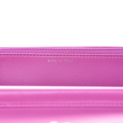 Chanel Lambskin Quilted Boy Wallet On Chain WOC Dark Pink 7 of 12