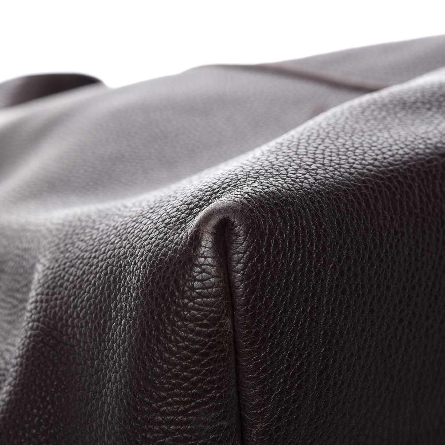 Grained Calfskin Tote Ebano