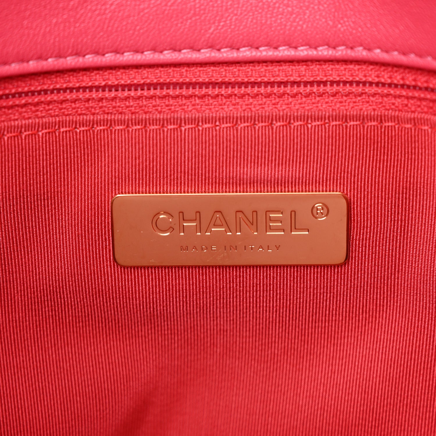 Chanel Lambskin Quilted Medium Chanel 19 Flap Light Pink 6 of 11