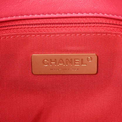 Chanel Lambskin Quilted Medium Chanel 19 Flap Light Pink 6 of 11