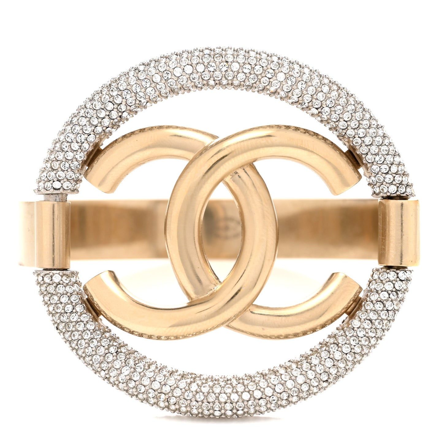 Crystal CC Cuff Gold