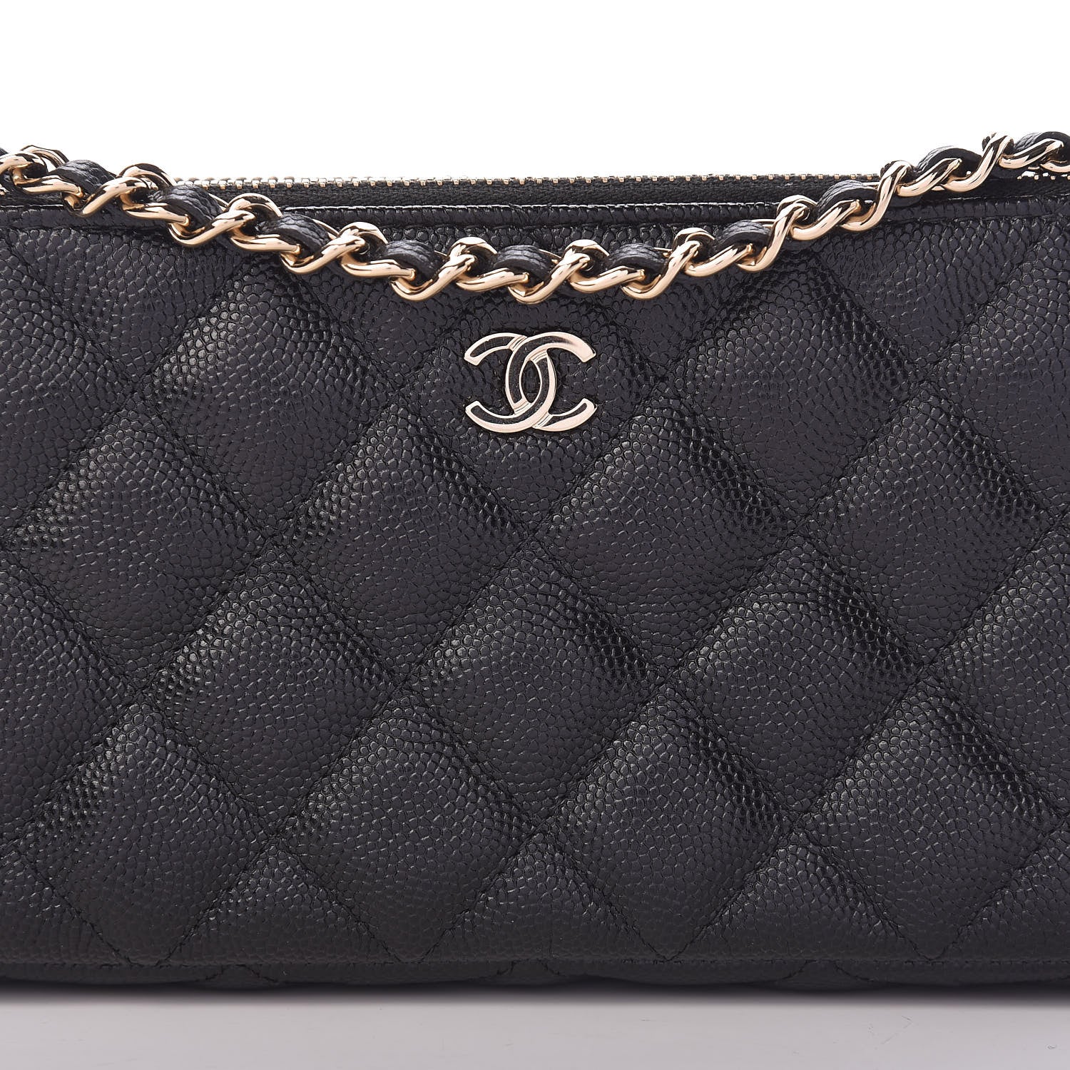 Chanel Caviar Quilted Small Clutch With Chain Black 14 of 14