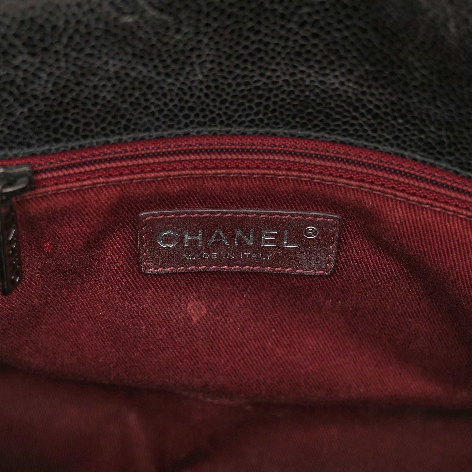 Chanel Crumpled Grained Calfskin Medium CC Crave Flap Black 6 of 11
