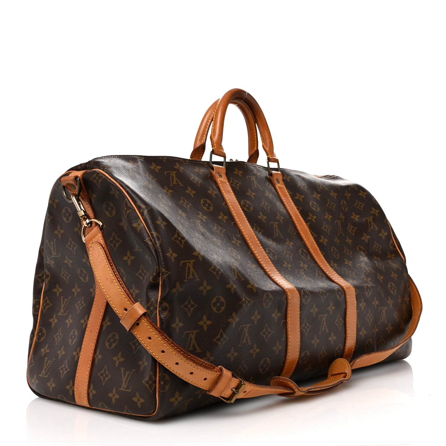 Louis Vuitton Monogram Keepall Bandouliere 55 2 of 13