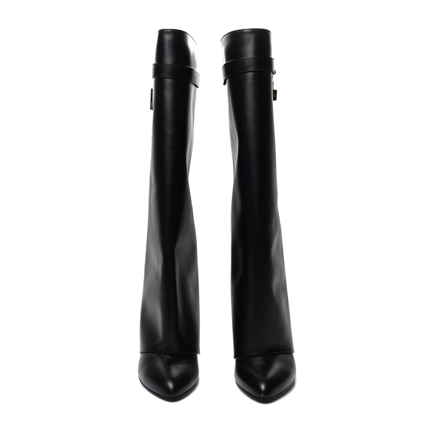 Givenchy Calfskin Shark Lock Pant Boots 40.5 Black 2 of 9