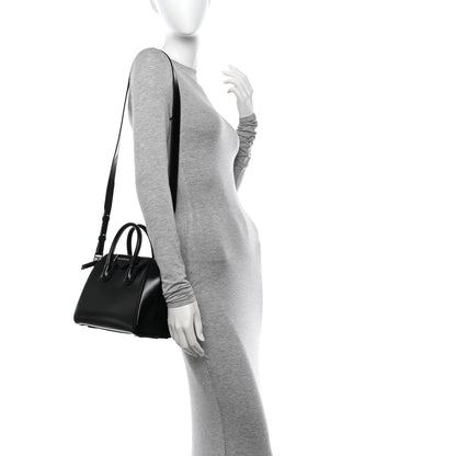 Givenchy Shiny Lord Calfskin Mini Antigona Black 2 of 13