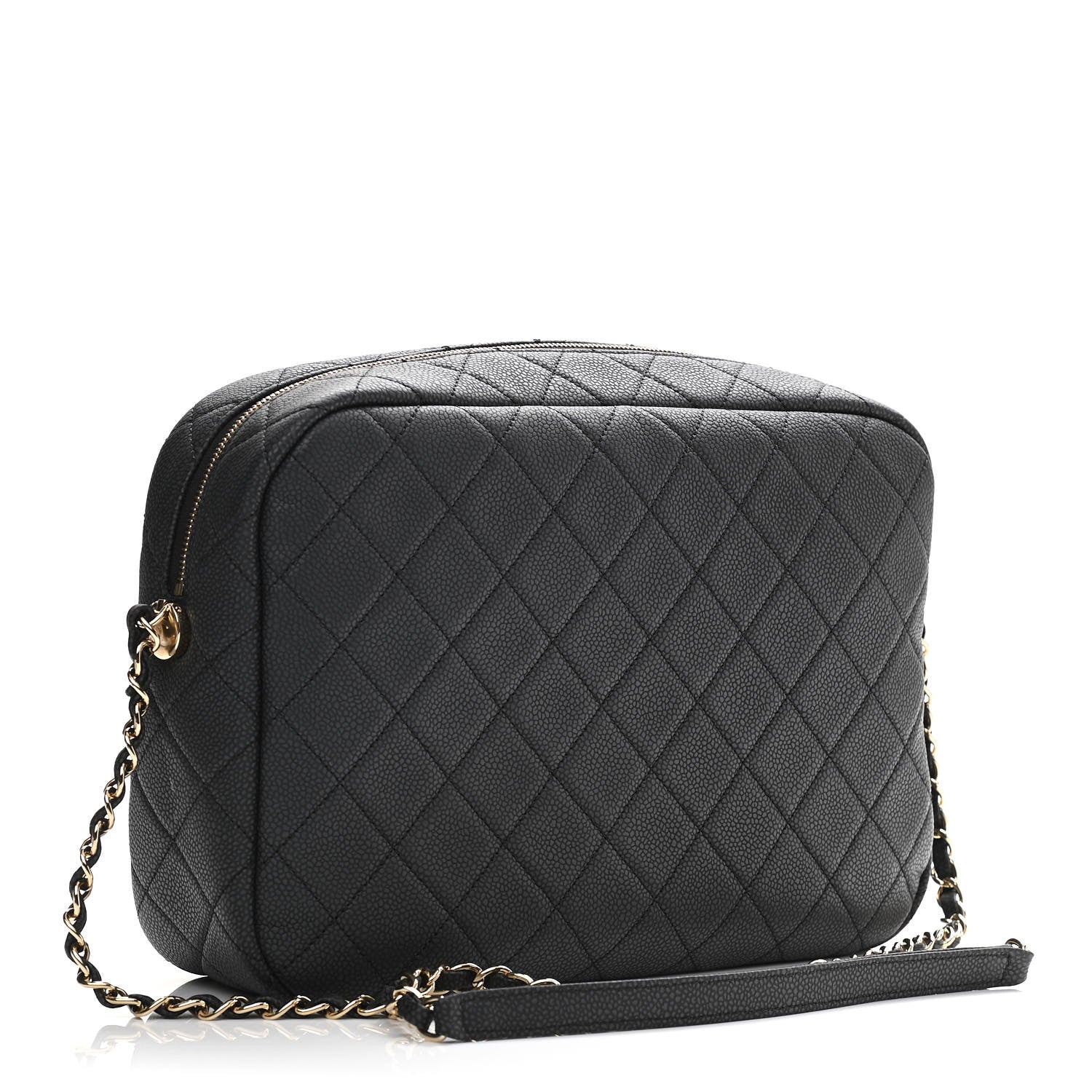 Chanel Caviar Quilted Large Coco Tassel Camera Case Black 3 of 10