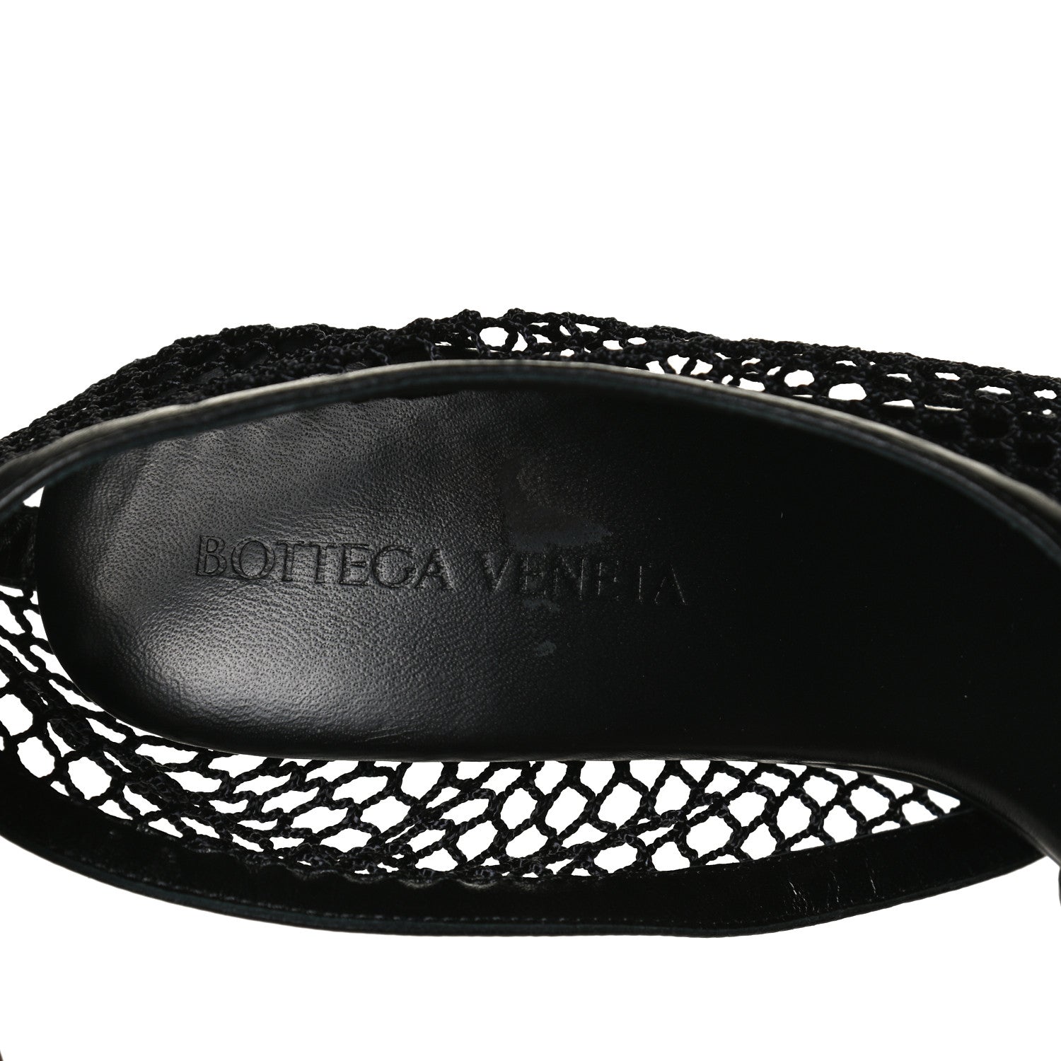Bottega Veneta Mesh Nappa Chunky Chain Sandals 37 Black 9 of 11
