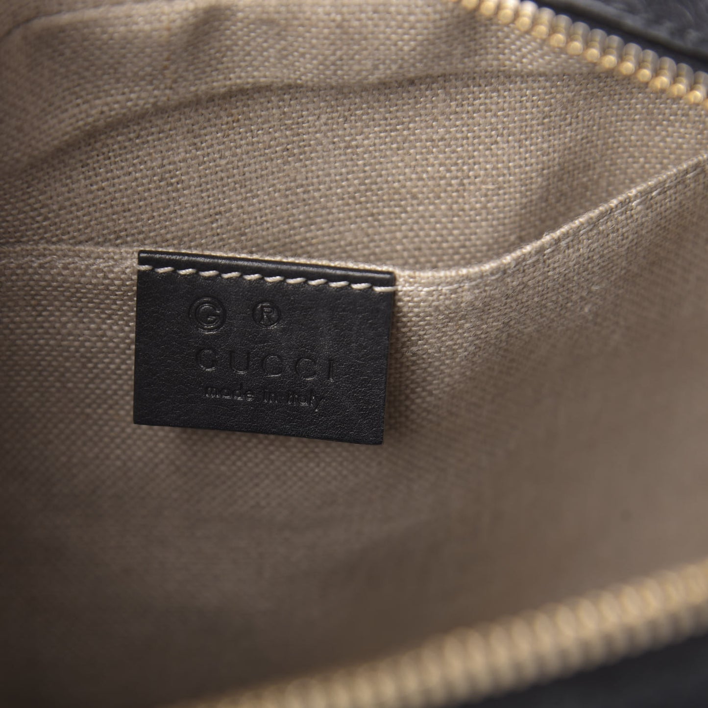Microguccissima Mini Bree Messenger Bag Black