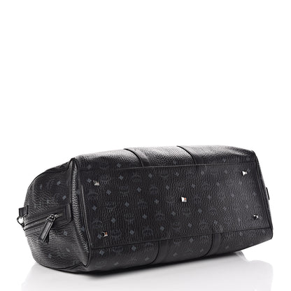 MCM Visetos XLarge Traveler Weekender Bag Black 4 of 22