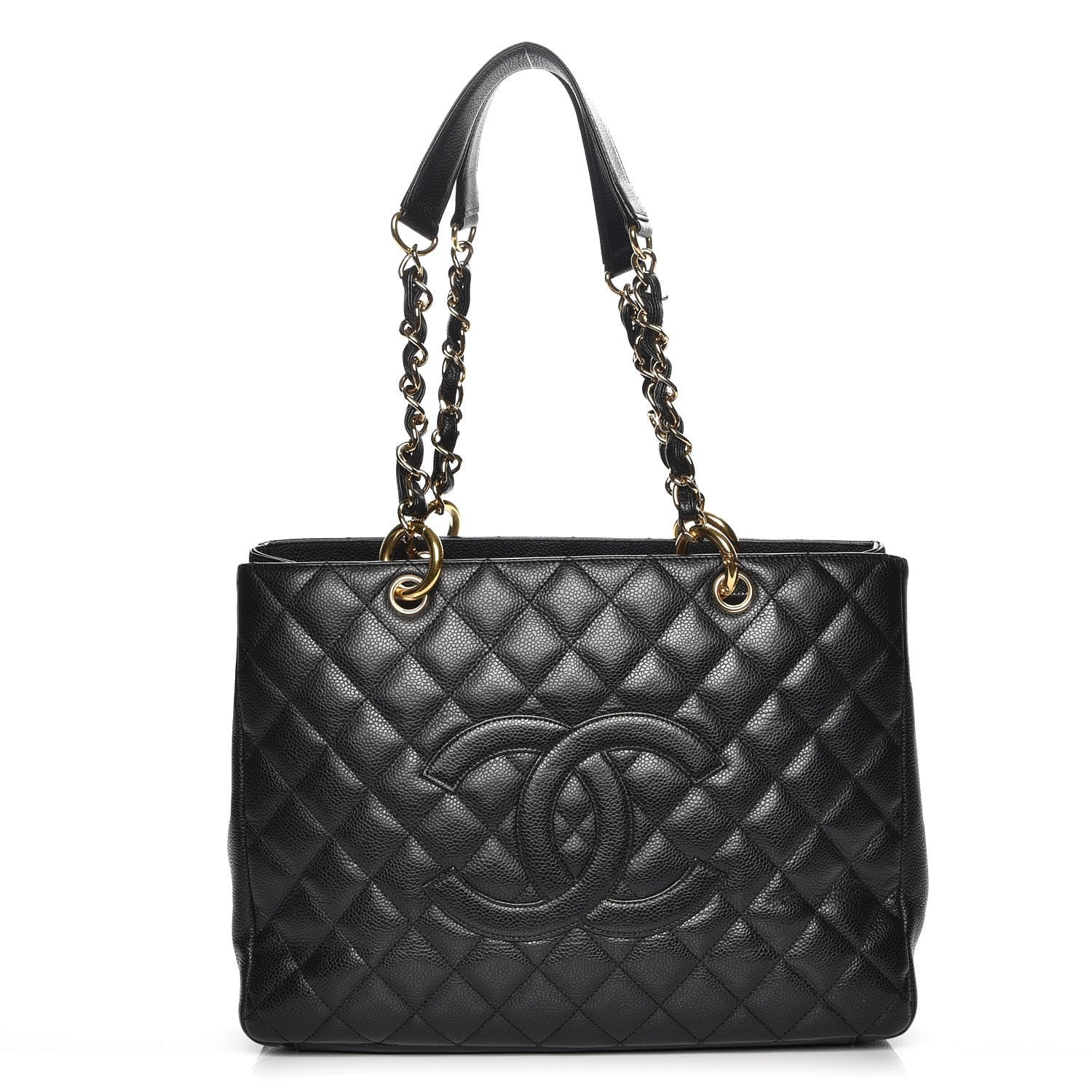 Chanel Caviar Quilted Grand Shopping Tote GST Black 1 of 8