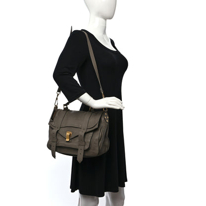 Proenza Schouler Lambskin Medium PS1 Satchel Smoke 2 of 8