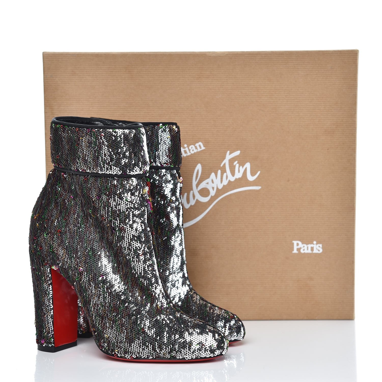 Christian Louboutin Paillettes Moulamax Booties 35.5 Multicolor 16 of 16