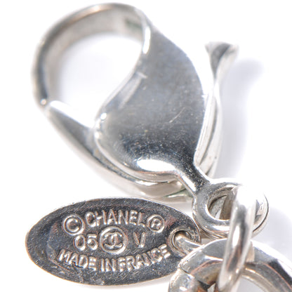 Chanel CC Logo Charms Bracelet Silver 4 of 6