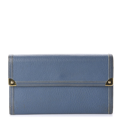Louis Vuitton Suhali Porte Tresor International Wallet Blue 1 of 8
