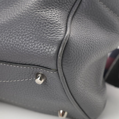 Marc Jacobs Pebbled Calfskin Gotham Bauletto Satchel Grey 13 of 16