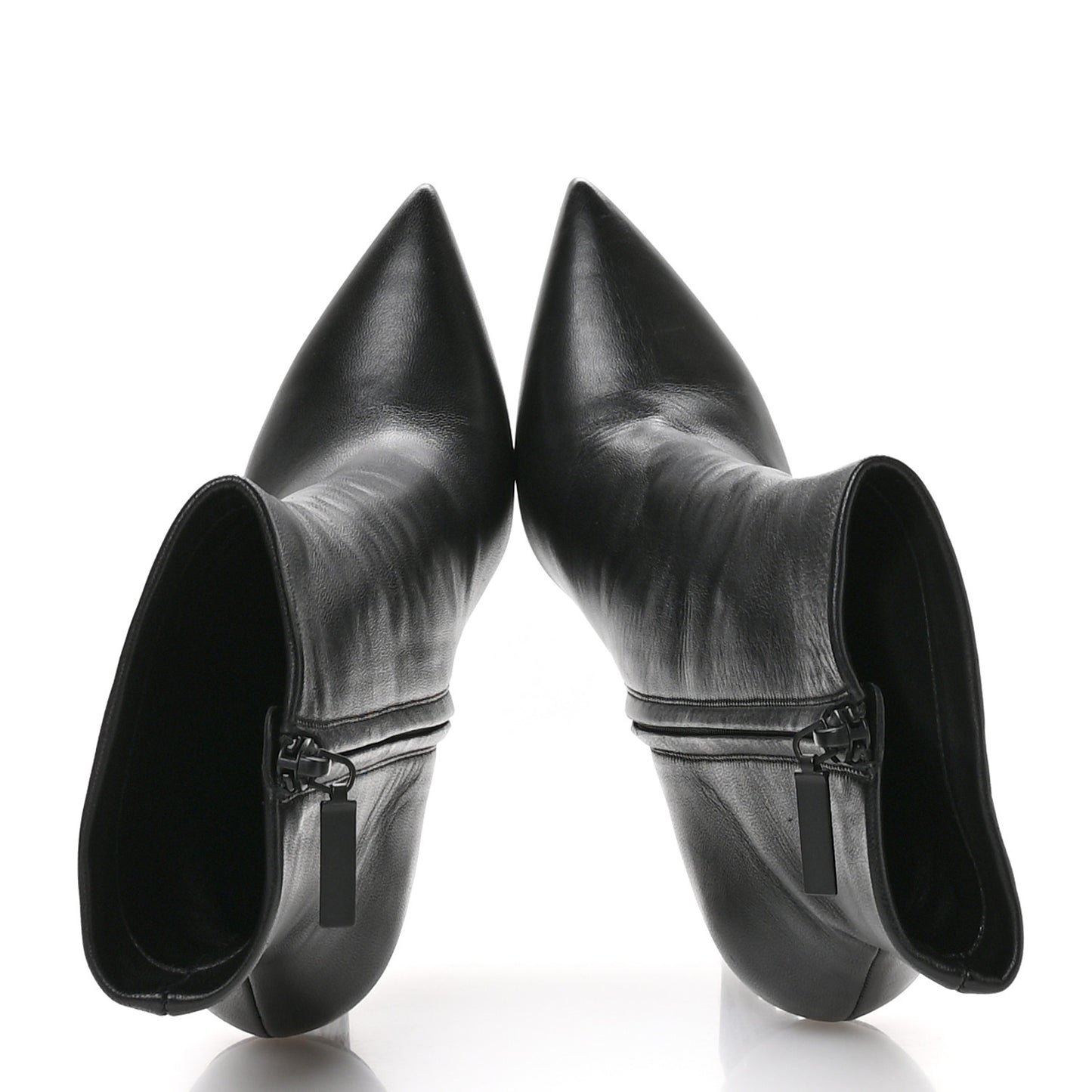 Calfskin Opyum Ankle Boots 40 Black