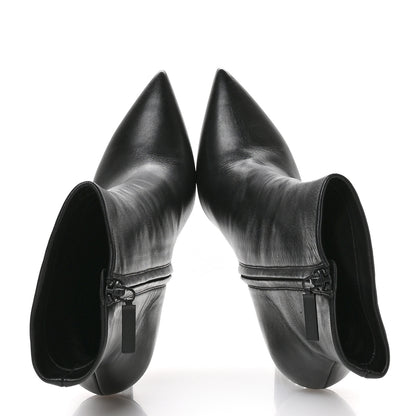 Saint Laurent Calfskin Opyum Ankle Boots 40 Black 2 of 9