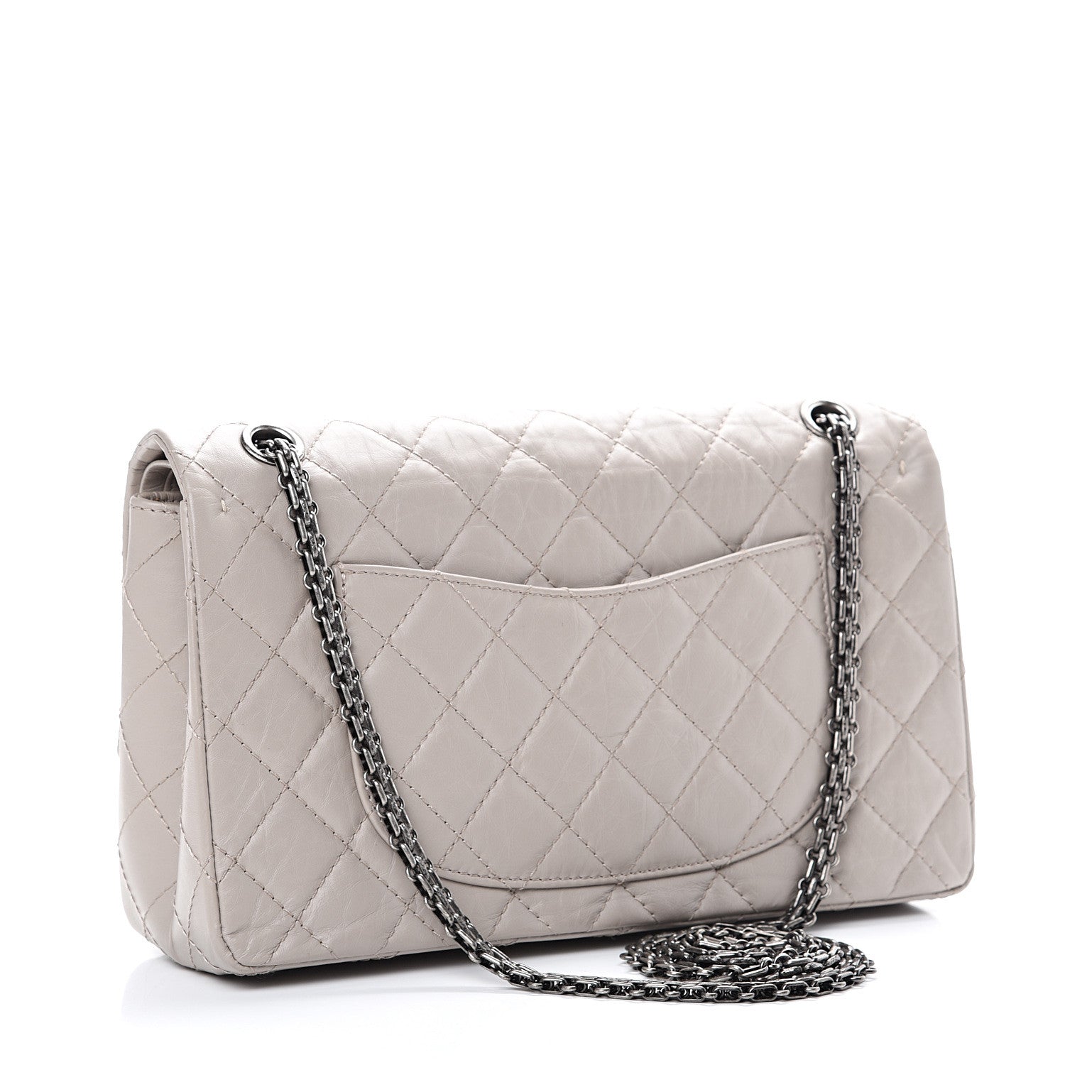 Chanel Aged Calfskin Quilted 2.55 Reissue 227 Flap Grey 2 of 15