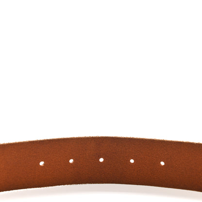 Gucci Cuoio Toscano Nickel Double Double G 40mm Belt 85 34 Cuir 5 of 5