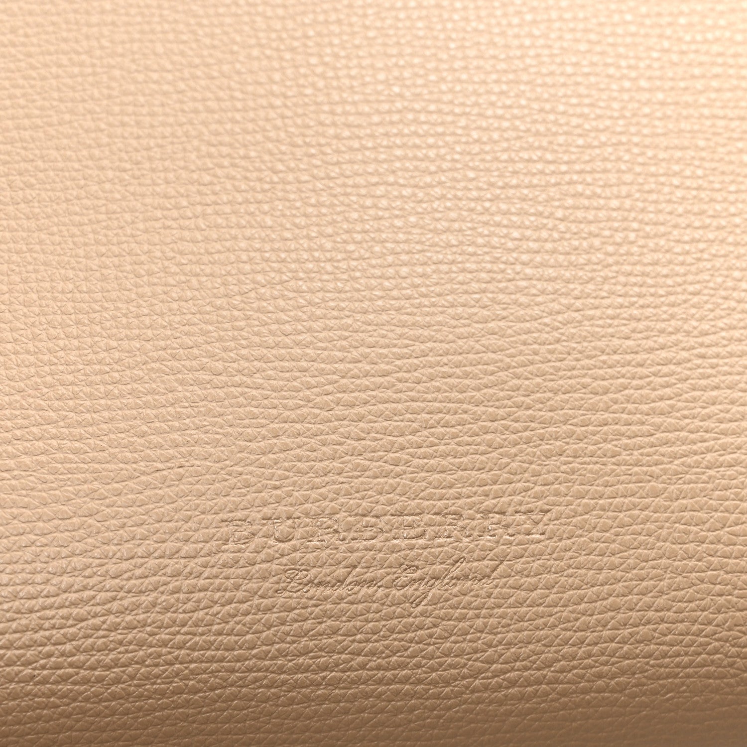 Burberry Grainy Calfskin Haymarket Check Medium Reversible Tote Camel 9 of 16