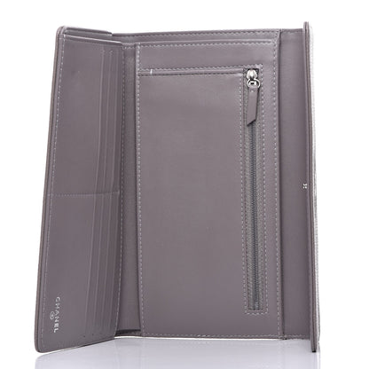 Chanel Caviar Timeless CC Large Flap Wallet Grey 5 of 9