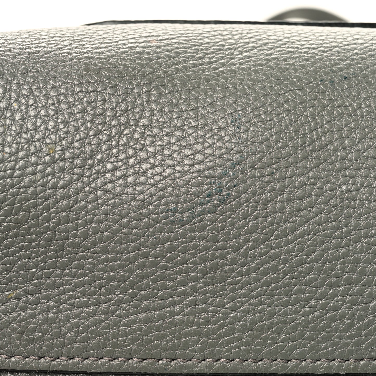 Vitello Daino Pocket Shopping Tote Marmo