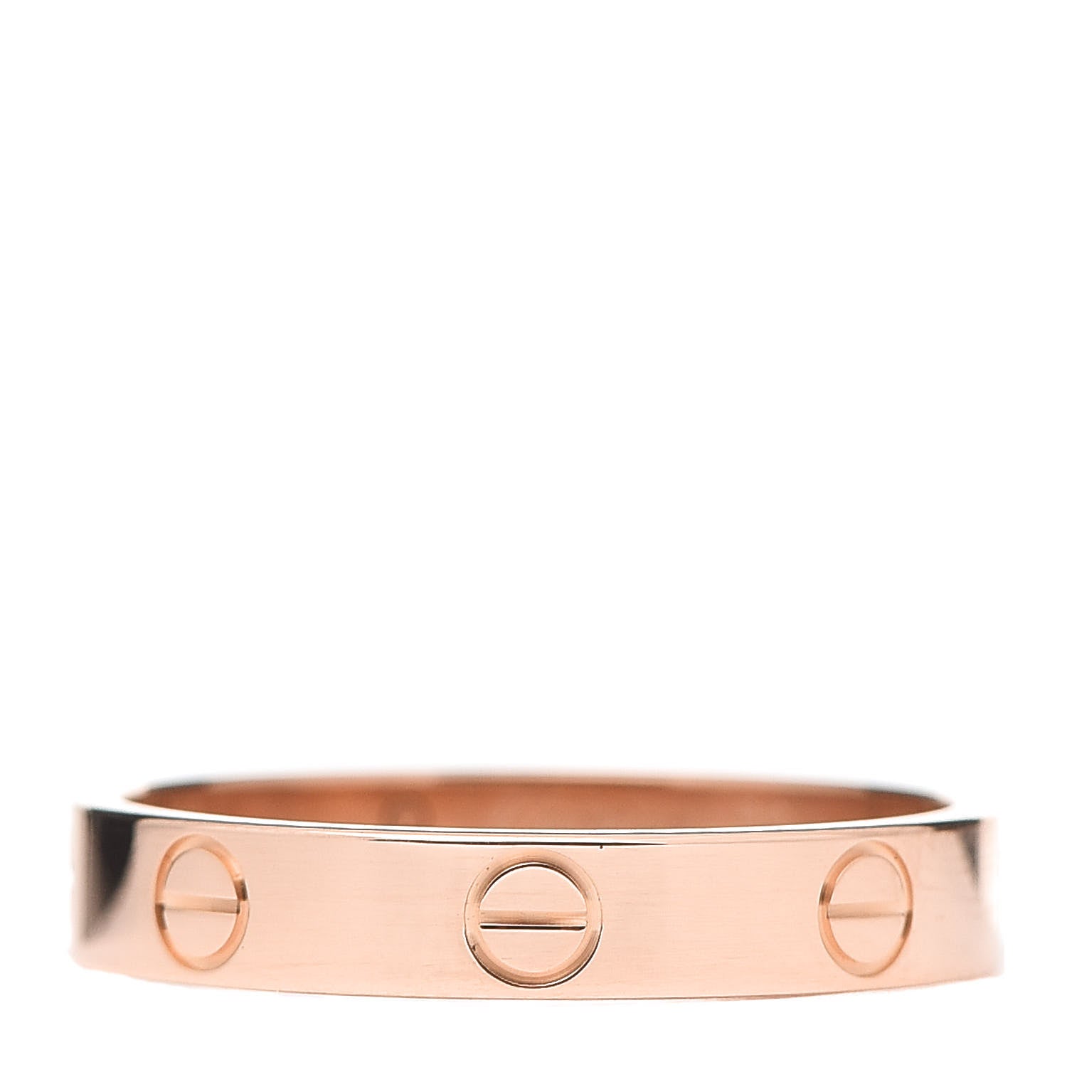 Cartier 18K Pink Gold 3.5mm LOVE Wedding Band Ring 56 7.5 1 of 5
