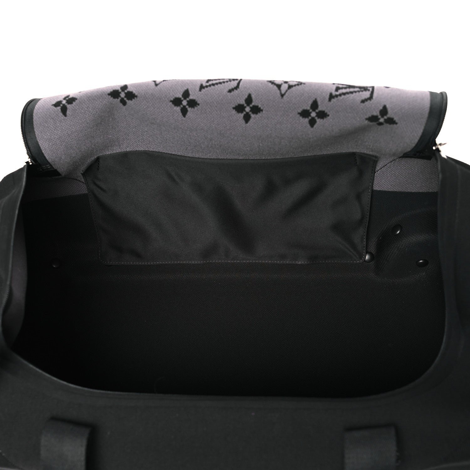 Louis Vuitton Knit Monogram Eclipse Horizon Soft Duffle 55 6 of 11