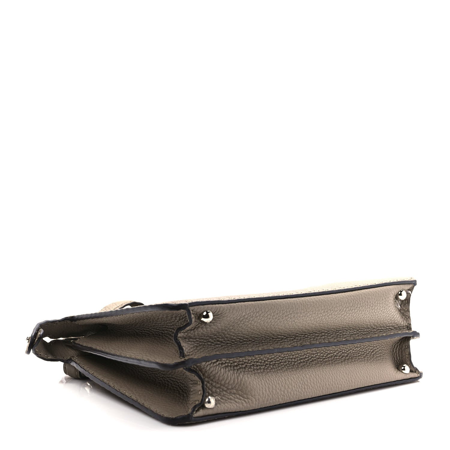 Fendi Cuoio Romano Selleria Chamois Medium Peekaboo I SEE U Satchel Corda Camelia Cipria 3 of 8